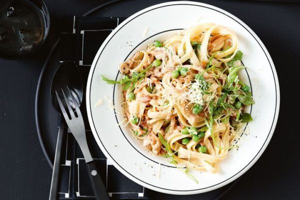 Creamy Caramelised Onion and Bacon Pasta - Food, glorious food!