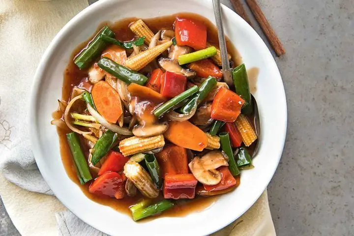 Sweet and Sour Vegetable Stir-Fry