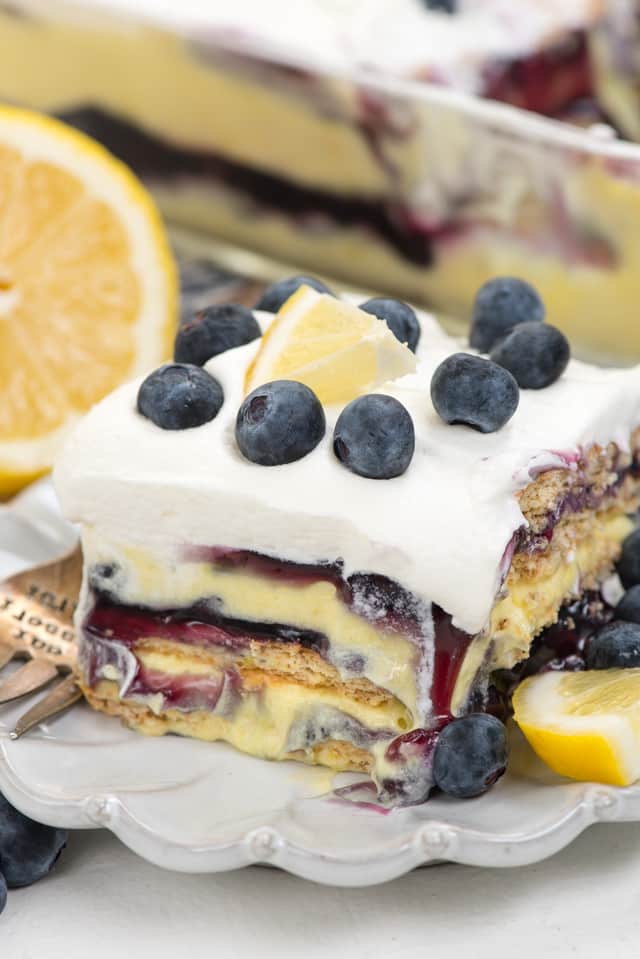 Blueberry-Lemon Icebox Cake