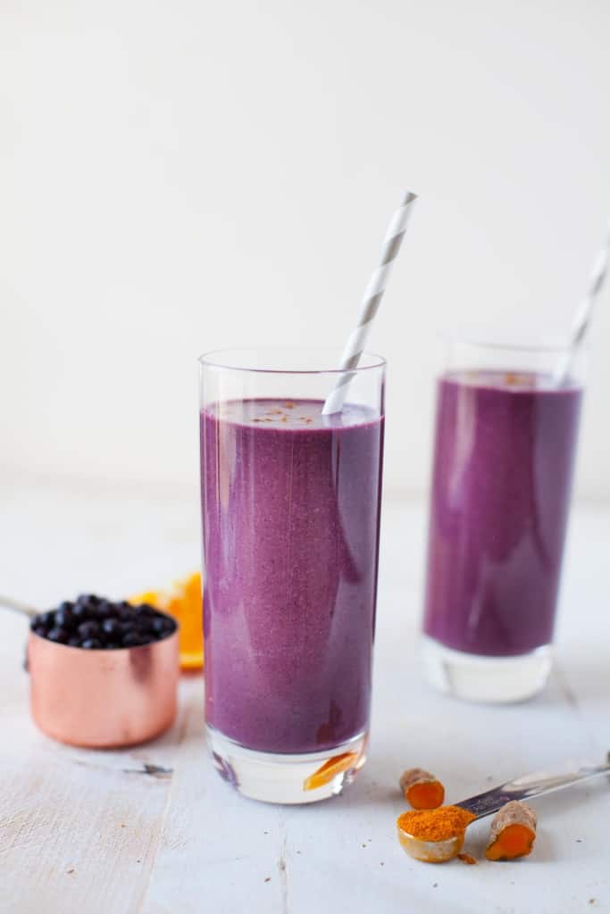 Wild Blueberry Cheesecake Smoothie