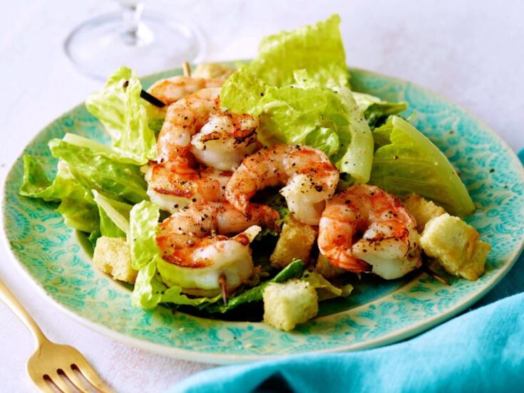 Grilled Shrimp Caesar Salad