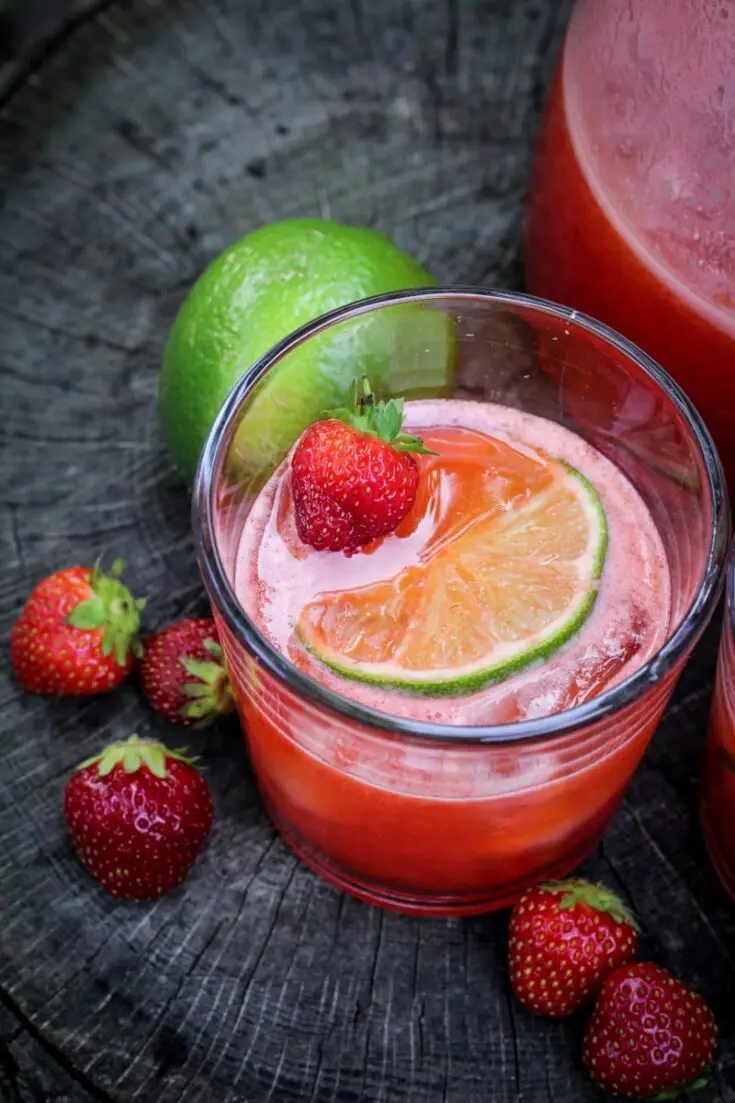 Strawberry-Lime Agua Fresca