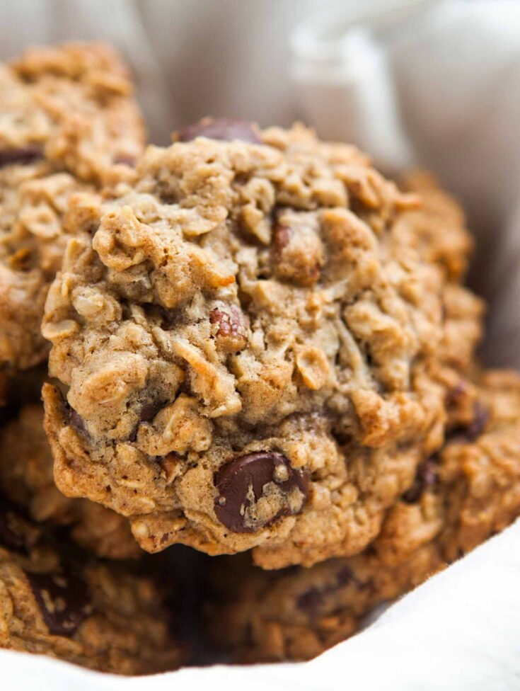 Chocolate Chunk and Walnut Oatmeal Cookies