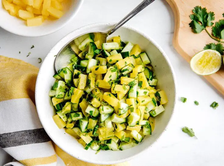 Pineapple & Cucumber Salad