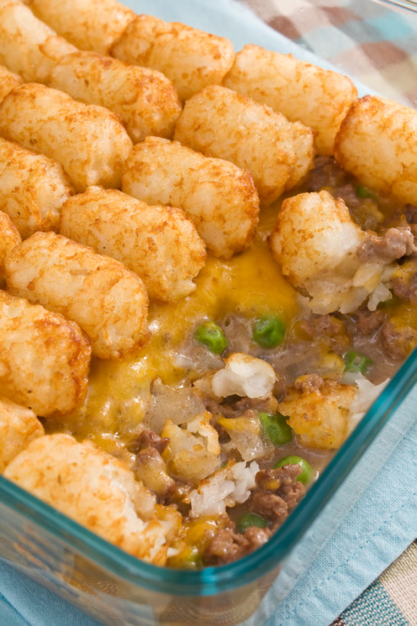 Savory Tater Tot Casserole - Food, Glorious Food!