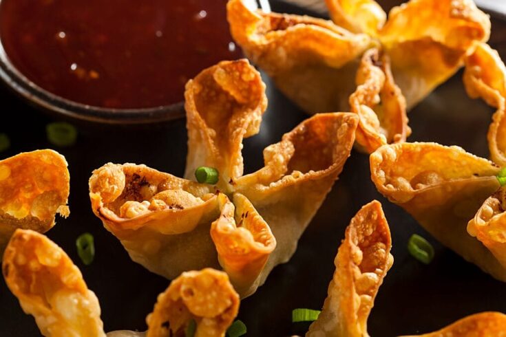 Air Fryer Crab Rangoon